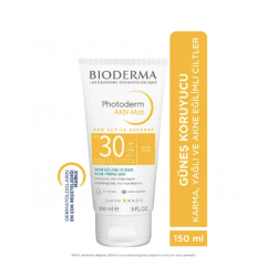 Bioderma Photoderm AKN Mat Sivilce Karşıtı Güneş Kremi Yağlı Akne Eğilimli Ciltler Matlaştırıcı Etki 150 ml