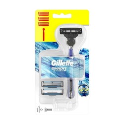 Gillette Mach3 Start Tıraş Makinesi + 3'lü Yedek Tıraş Bıçağı