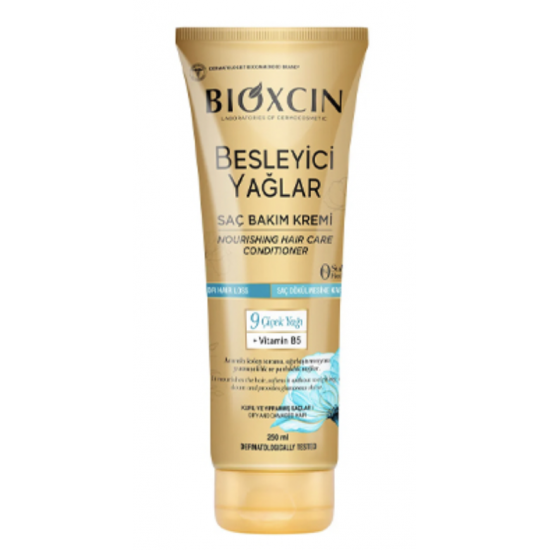 Bioxcin Besleyici Yağlar Bakım Saç Kremi 250 ML - Sülfatsız, Kuru ve Yıpranmış Saçlar Saç Dökülme Karşıtı