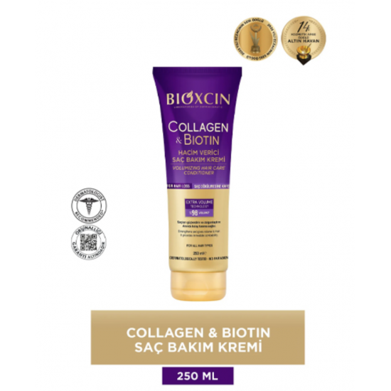Bioxcin Collagen & Biotin Ekstra Hacim Saç Kremi 250 ml