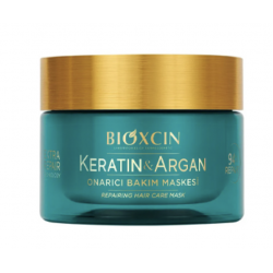 Bioxcin Keratin & Argan Onarıcı Saç Bakım Maskesi 225 Ml - Yıpranmış Ve Hassas Saçlar
