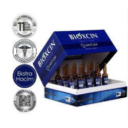 Bioxcin Quantum Ekstra Hacim & Bakım Serumu 15x6 ml - Ince Telli Dökülen Saçlar Için
