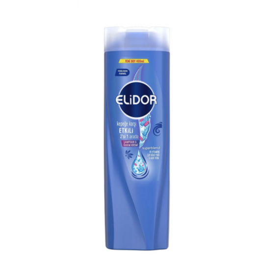 Elidor Kepeğe Karşı Etkili Şampuan 2 Si 1 Arada 400 Ml