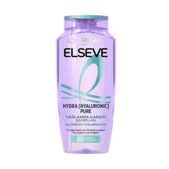 Elseve Hydra [hyaluronic] Pure Salisilik Asit Içeren Yağlanma Karşıtı Arındırıcı Şampuan 300ml