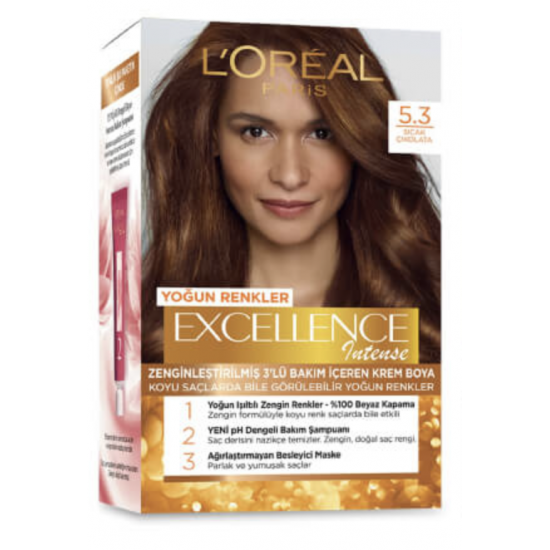 Excellence Intense Saç Boyası. Koyu Karamel (5.3) *6