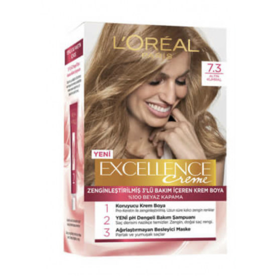 Excellence Saç Boyası. Altın Kumral (7.3) *6