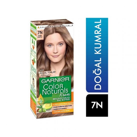 Garnier  Color Naturals Doğal Kumral Saç Boyası 7n
