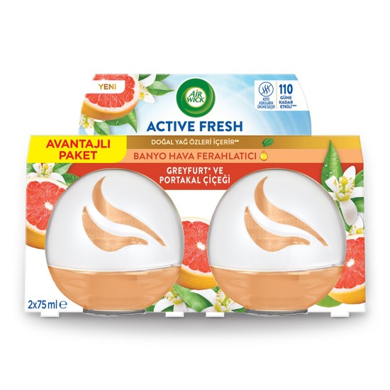 Air Wick Airwick Decosphere Hava Tazeleyeci Greyfurt Ve Portakal Çiçeği 75 ml X 2 adet