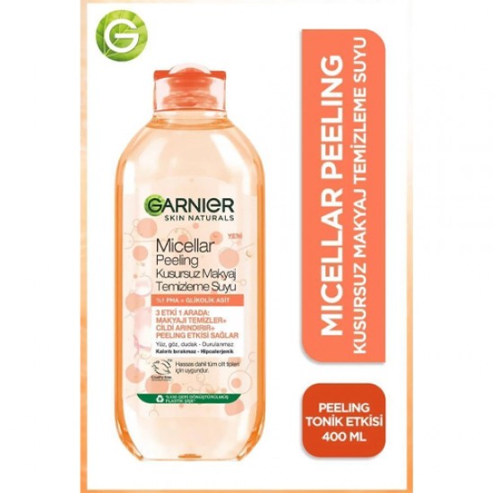 Garnier Micellar Peeling Kusursuz Makyaj Temizleme Suyu 400 Ml