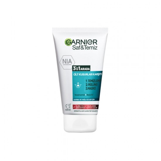 Garnier.Saf-Temiz 3İn1 Peeling Maske 150Ml*6